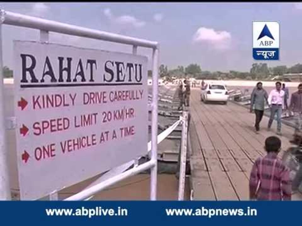J&K floods: Floating bridge opens on Tawi river for rescue ops
