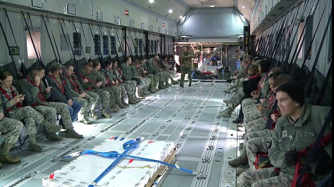 Most Advanced European Cargo Plane in Action  French and UK A400M Atlas   USAF C-130 Airdrop
