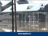 J&K Flood l Water recedes in the valley l Kashmir bus stop is still underwater