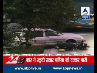 MIRACLE l Woman escapes unhurt in China accident