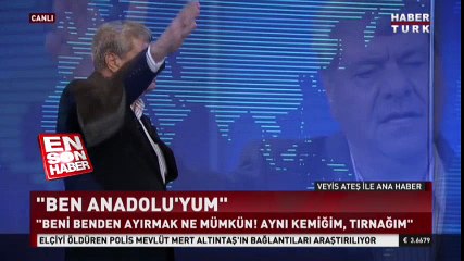 Hacı Gürhan Ben Anadoluyum şiirini canlı yayında okudu | En Son Haber