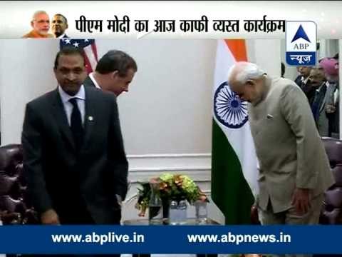Modi meets New Jersey Governor Chris Christie, invites him to India