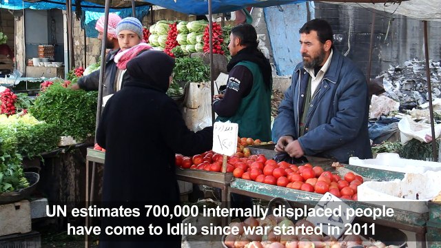 In rebel-held Idlib, displaced Syrians bemoan 'open-air prison'