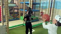 STARWARS BABY DARTH VADER vs STORMTROOPER Playing with Ball // If You are happy - Nursery Rhyme