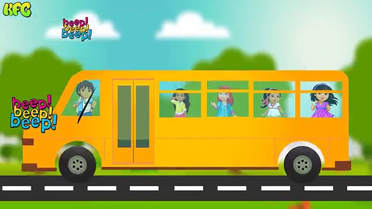 Wheels On The Bus | Dora And Friends | Kids Songs | Kids Fun Club