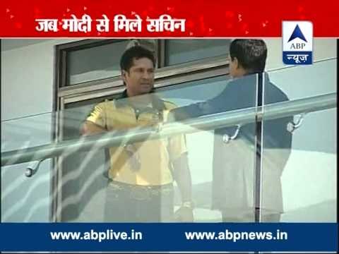 ABP LIVE l Master blaster Sachin Tendulkar calls on PM Modi l Discusses 'Swachh Bharat Abhiyan'