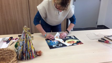 DIY : Un sapin de Noël avec des magazines