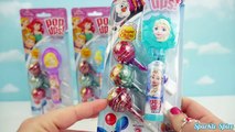 Disney Princess Chupa Chups Lolli Pop Ups and Candy Fans with Shopkins Season 6