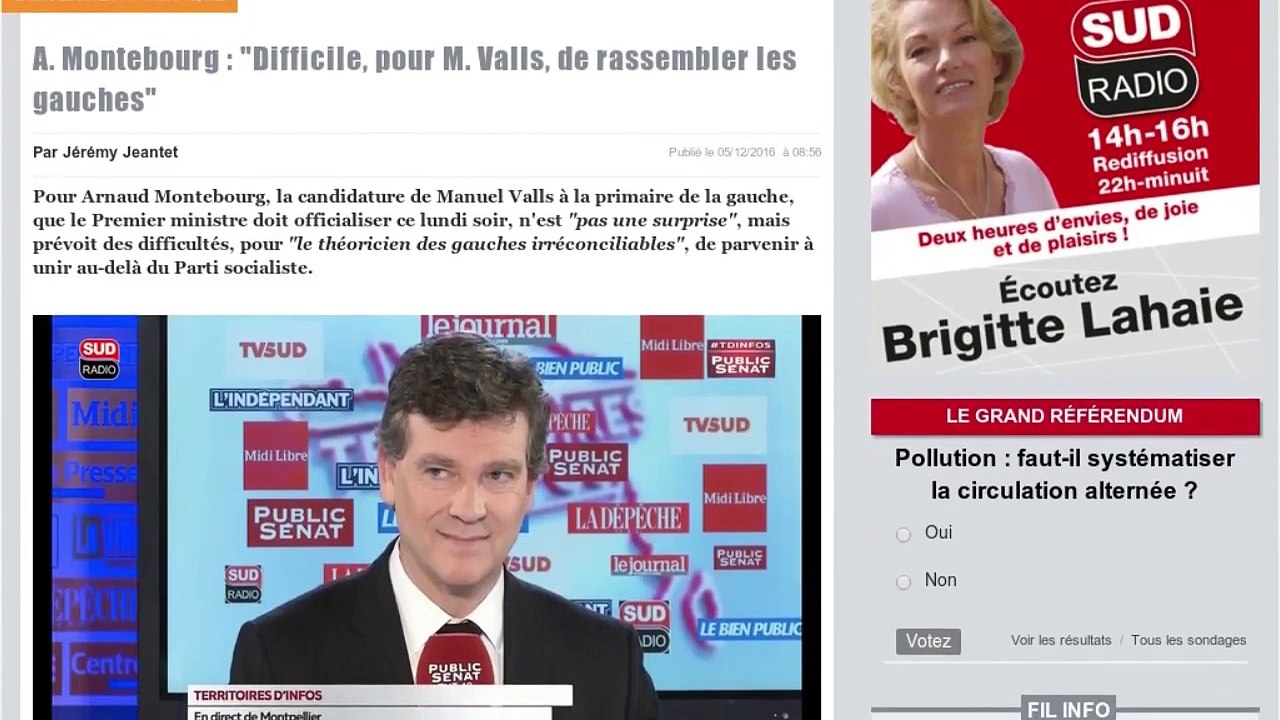2017 : L’étrange sortie de Montebourg sur la candidature des femmes