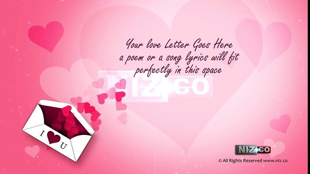 Love Letter - Royalty FREE Background Loop HD 1080p