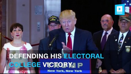 Trump claims he could have also won the popular vote, if he wanted to