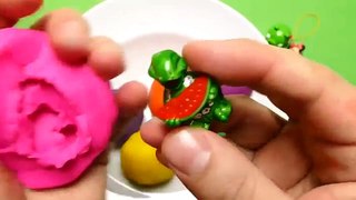 Play Doh Surprise Balls with Spoon Game Power Ranger, Minnie Mouse ll PlayDoh Toys Review