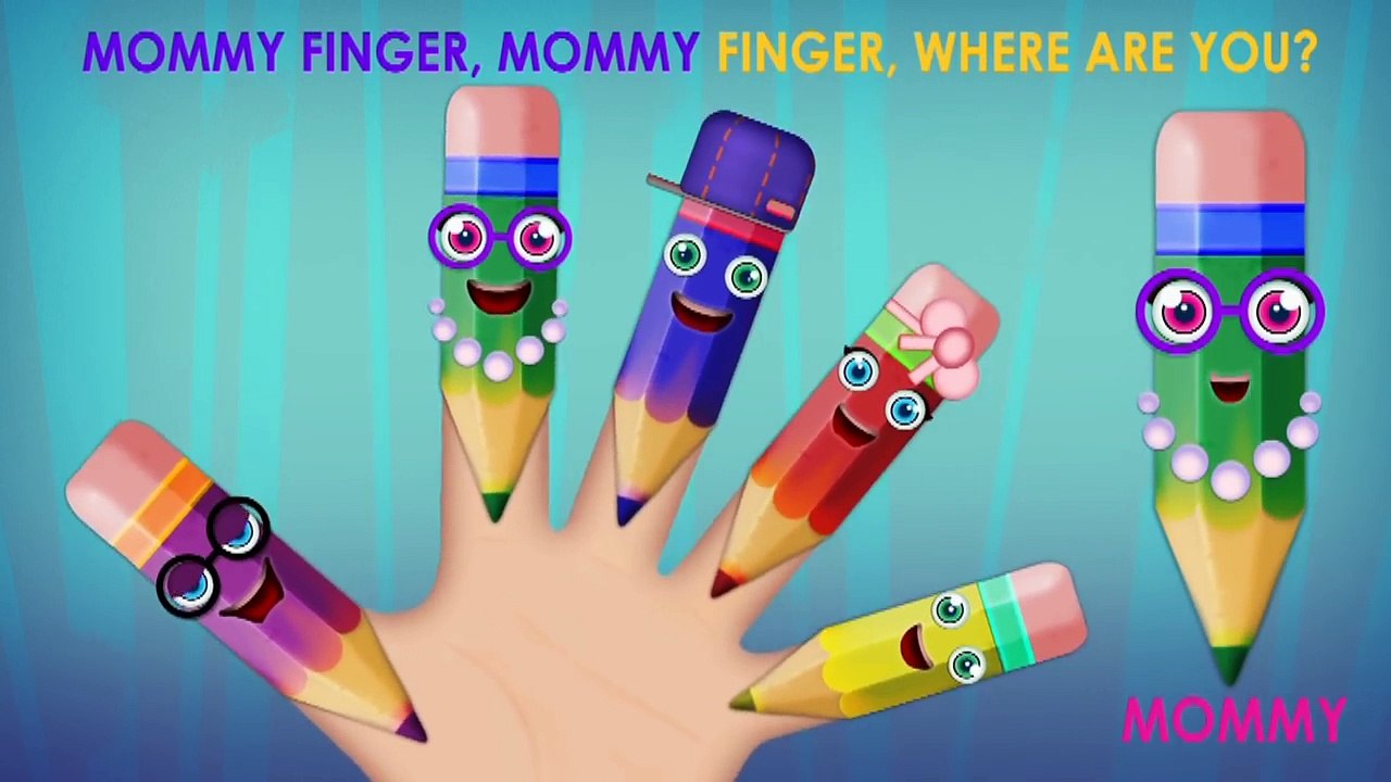 Pencil Finger Family | Nursery Rhymes Lyrics and More
