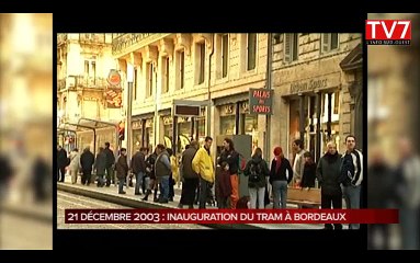 Quand Bordeaux et Chirac inauguraient le tram le 21 décembre 2003