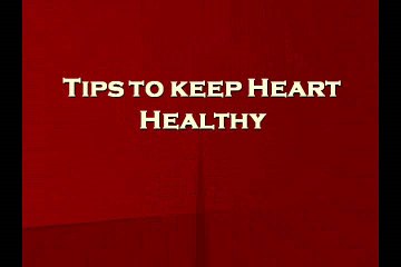 Tips to keep Heart Healthy