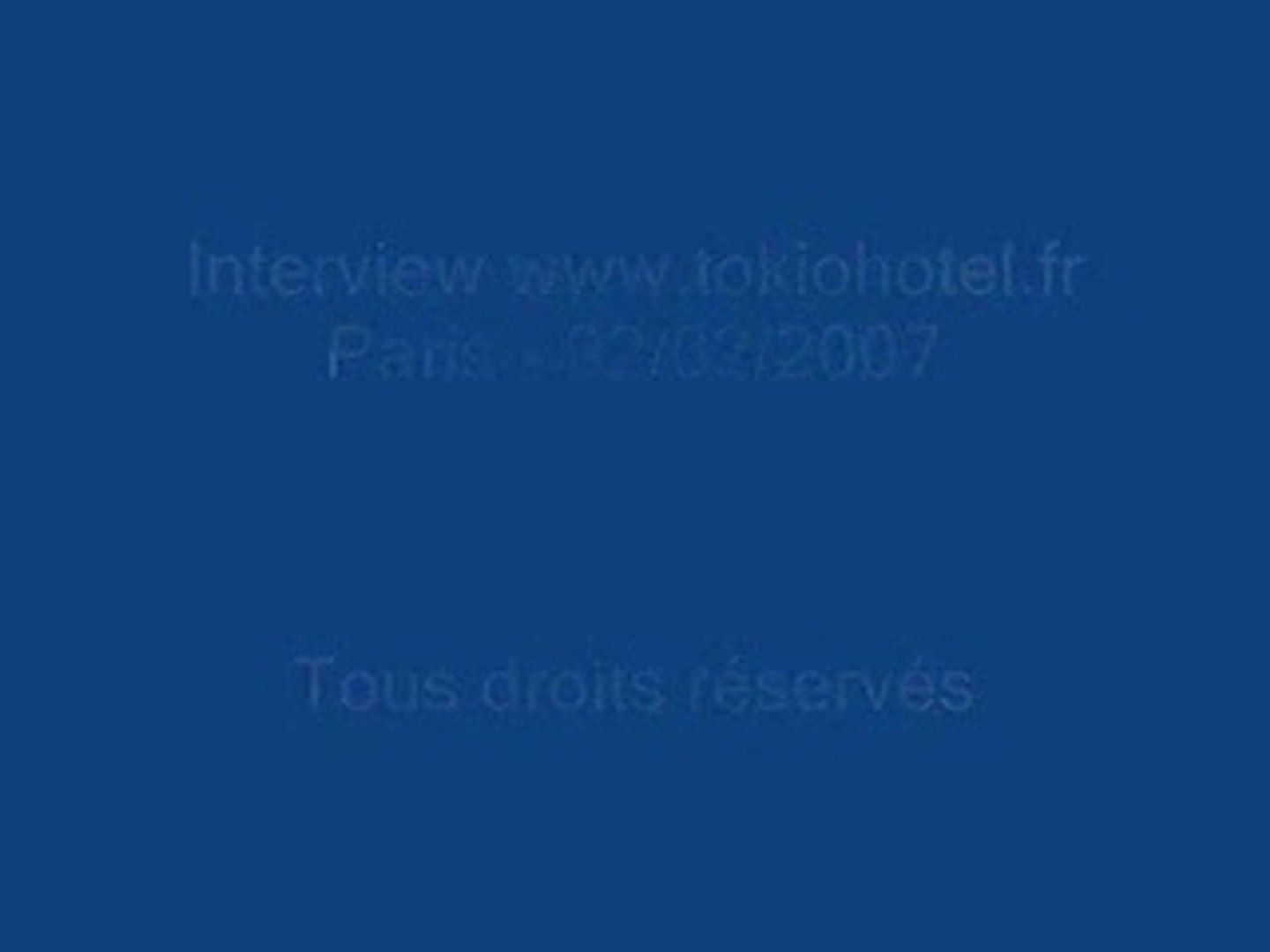 Interview www.tokiohotel.fr