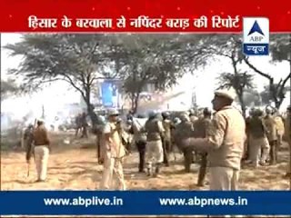 Police makes headway in supporter barricade outside Sant Rampal's ashram