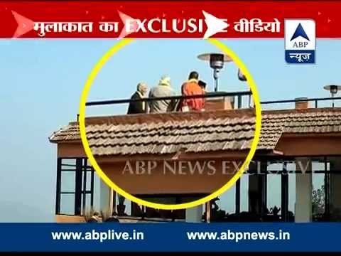ABP News EXCLUSIVE l PM Modi, Sharif shake hands during SAARC retreat