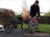 comparatif pliage mini-velo Brompton / B'Fold
