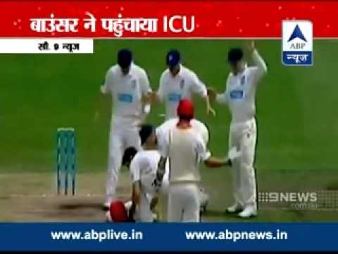 Australia Test batsman Phil Hughes in critical condition after being hit by bouncer at SCG