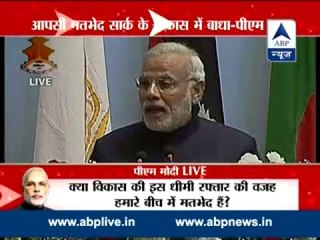 Modi talks of 'secure South Asia' remembers 26/11 in SAARC address
