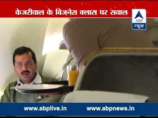 Kejriwal criticised by Opponents for Business Class air travel to Dubai