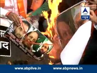 People take to streets protesting against 26/11 accused Lakhvi's bail