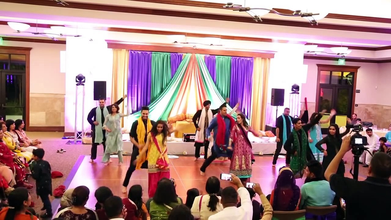 Osman and Maleeha's Mehndi - Girls and Boys Dance