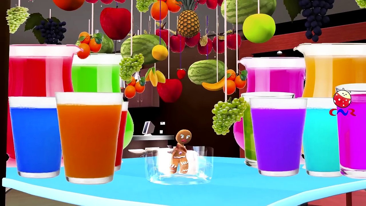 GingerBread Man Dancing And Singing Finger Family Nursery Rhymes For Children | 3D Animated Songs