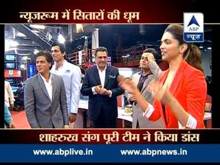 Celebrities in ABP newsroom