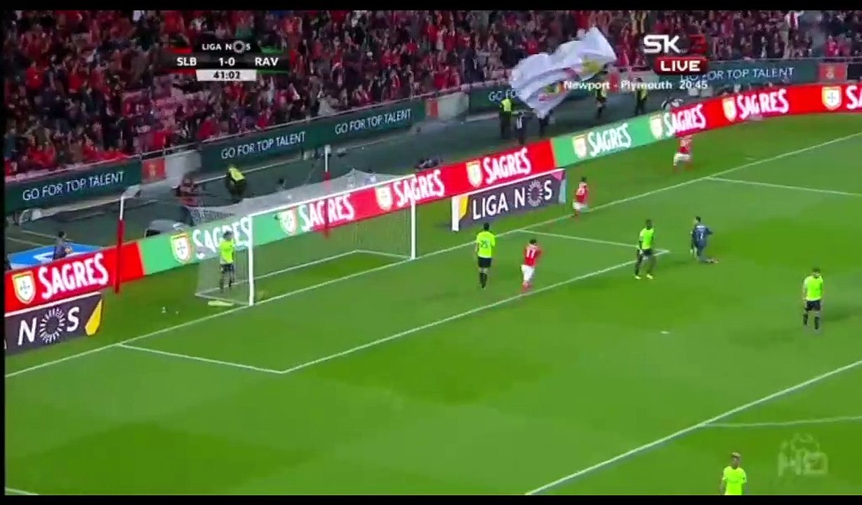 Pizzi Goal HD - Benfic a 2-0 Ri o Av e - 21.12.2016