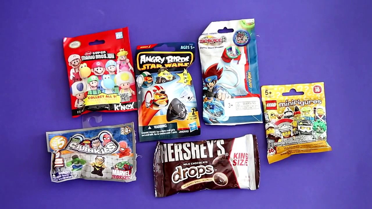 Angry Birds Star Wars ♪ LEGO minifigures ♪ Super Mario Bros Wii ♪ Squinkies ♪ BeyBlade ♪