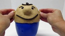 PEANUTS Charlie Brown!! Halloween HUGE Play-Doh Surprise Egg Tutorial with SNOOPY