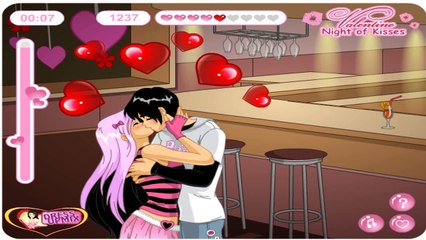 Valentine Night Of Kissing - Best Games for girls