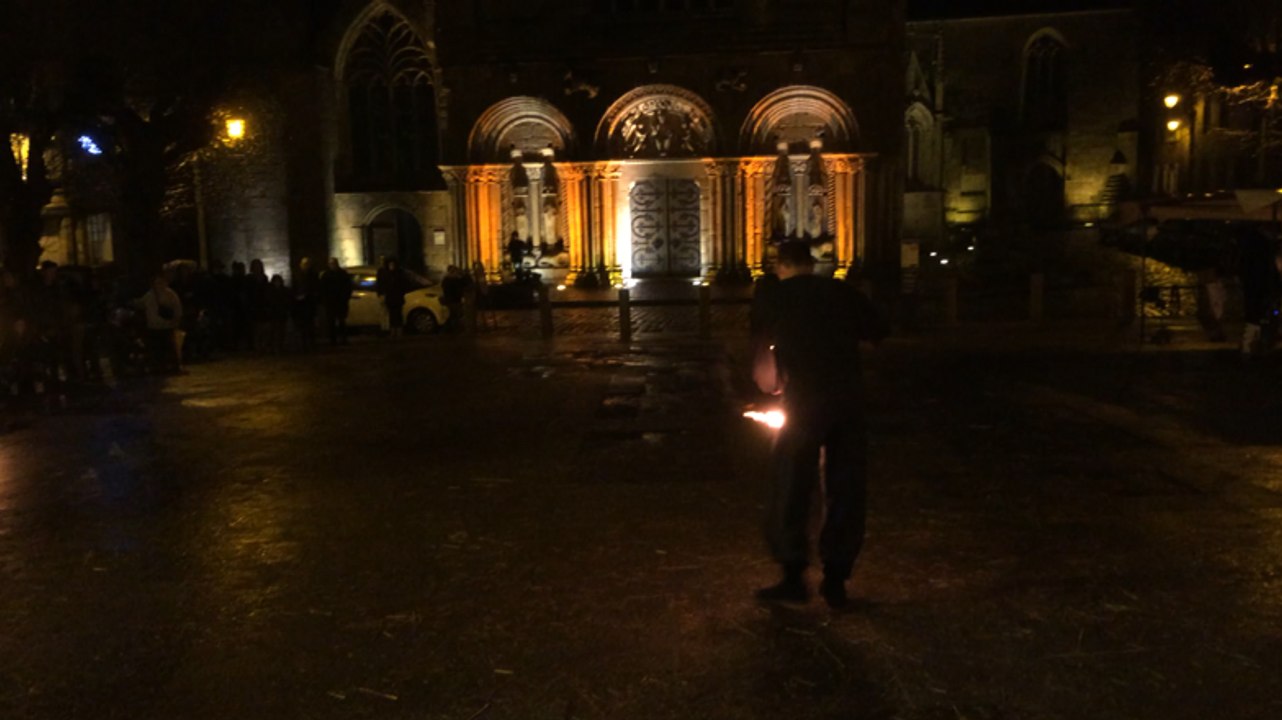 Les Korriflammes place Saint-Sauveur