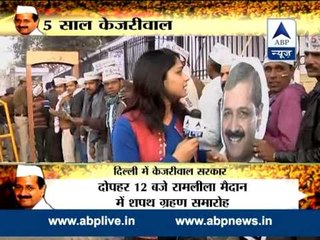 Kejriwal supporters excited for him to be CM, confident of '5 Saal Kejriwal'