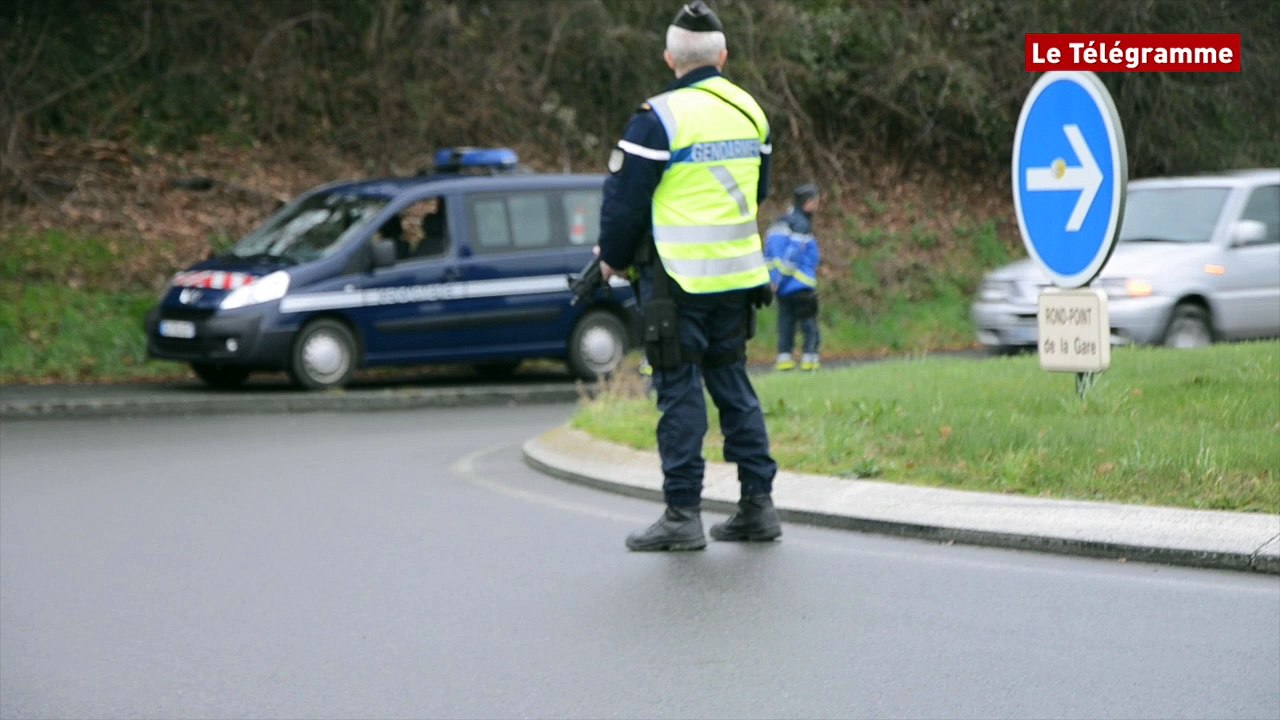 Saint-Brieuc. Des contrôles routiers pour sensibiliser avant les fêtes