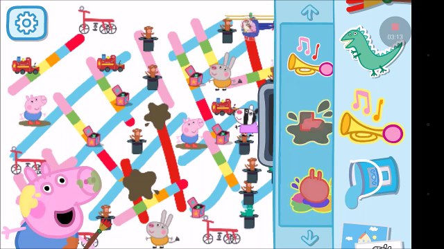 Peppa Pig Paintbox Play with George | Peppa Pig George Drawing and Painting