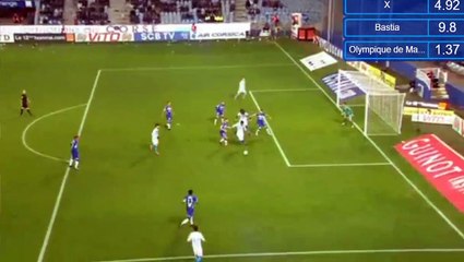 Bafétimbi Gomis Goal HD - Bastia 0-1 Olympique Marseille 21.12.2016