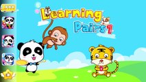 Baby Learn Pairs 1 By Babybus | Match up the colors with the little panda