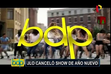 Jennifer Lopez cancela show de Año Nuevo