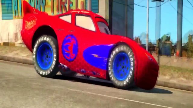 SPIDERMAN MCQUEEN CARS ft Spongebob Squarepants & Spider Man Marvel Disney cars!!!