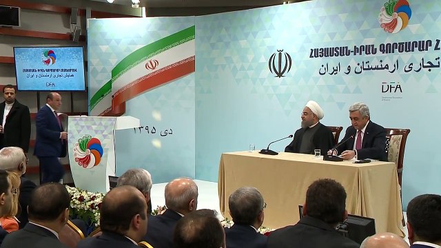 Речь Президента Саргсяна на бизнес-форуме Армения-Иран