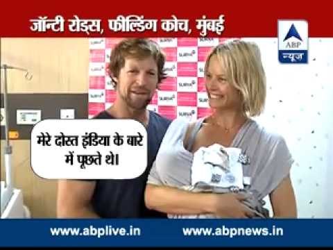 ABP LIVE II Cricketer Jonty Rhodes names his new born India Jeanne Jonty Rhodes