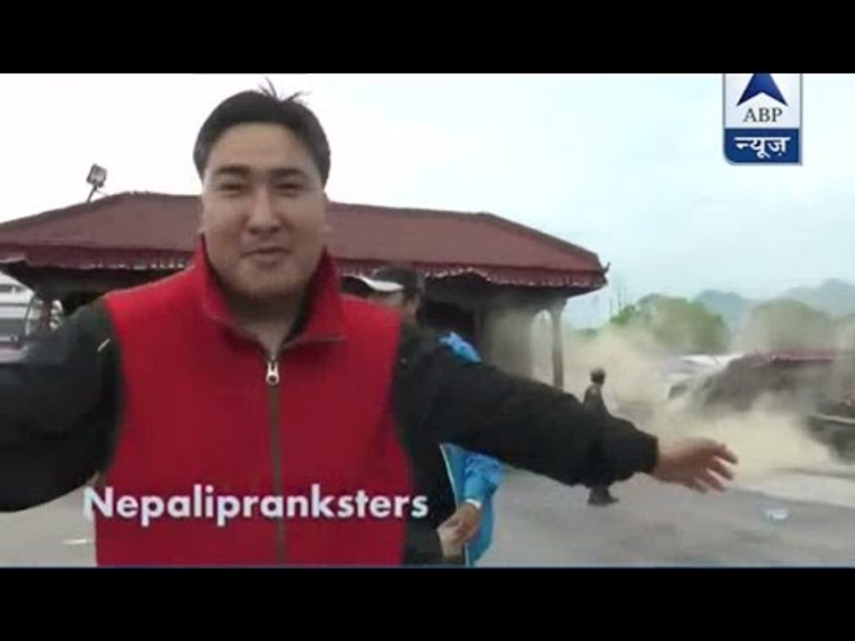 Nepal earthquake caught in Nepali pranksters' camera I went to shoot a YouTube video
