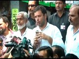 Rahul Gandhi visits Amethi; attacks Modi on issue of food park