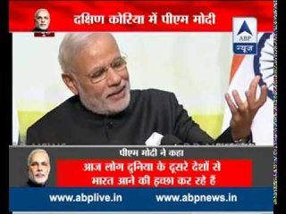 PM Modi speaking LIVE from South Korea; evokes achievements