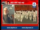 PM Modi clicks selfie and witnesses Yoga at the Temple of Heaven in Beijing