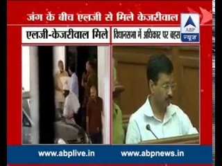 Kejriwal meets LG; Manish Sisodia and Chief Secretary KK Sharma accompanies