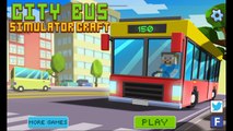 City bus Simulator craft - Minecraft que dirige o ônibus